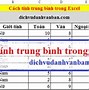 Cách Tính Điểm Trung Bình Môn Kì 1 Lớp 12